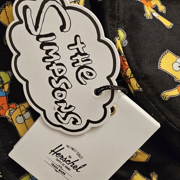 Herschel Supply Co. Bart Simpson Skateboard Design Twill Bucket Hat - Picture 7 of 10